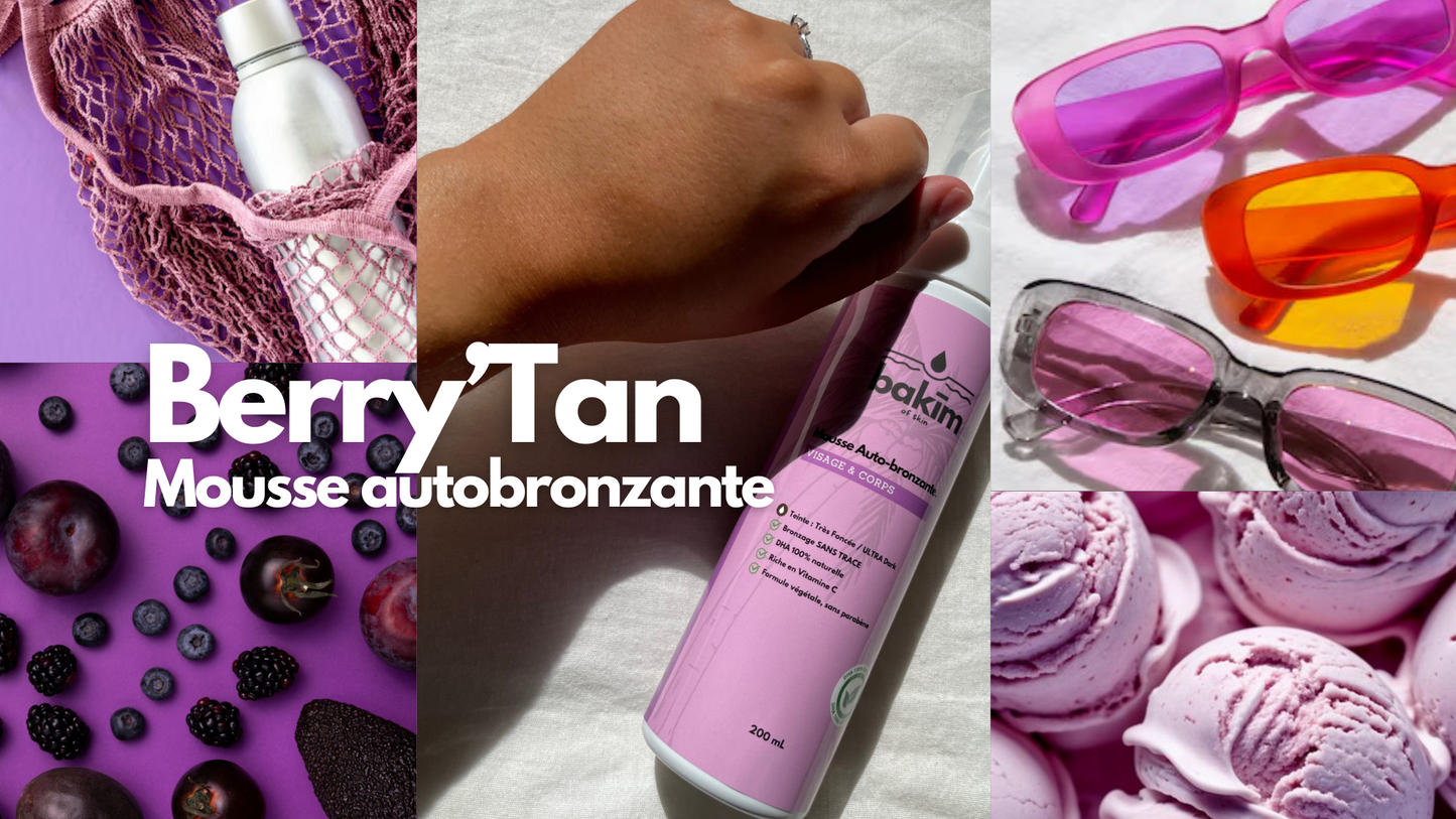 Mousse auto-bronzante Berry’Tan - 200ML